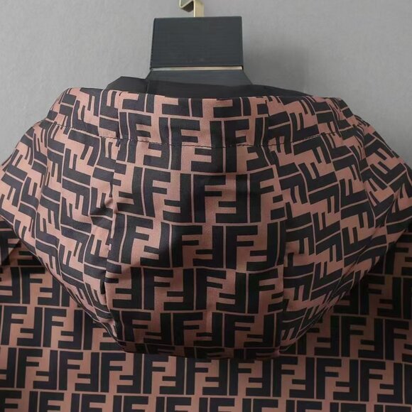 Fendi Men's Designer Patterned Jacket - Black and Brown - Picture 5 of 5